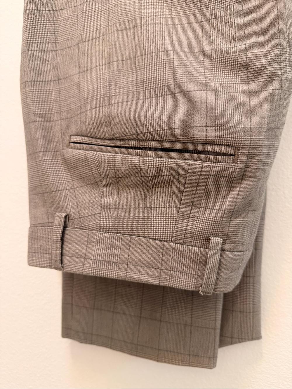 ZARA Men’s Glen Plaid Dress Pants Size 30 Tailored Trousers